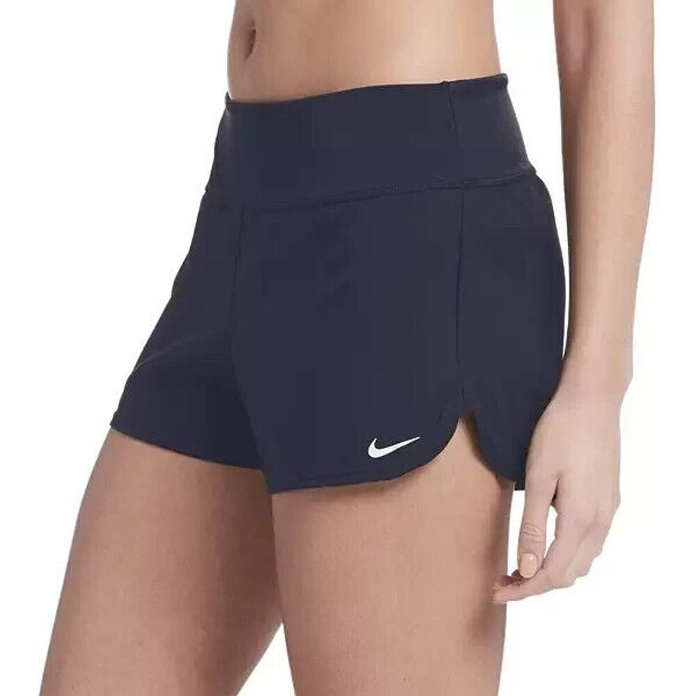 NWT Nike Women's Solid Element Swim Board Shorts 2.5" Inseam Black Size Large - Picture 1 of 13